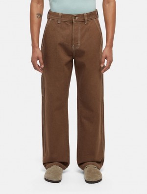 Παντελονι ανδρικα Dickies Stevensville Carpenter καφε | 969352829