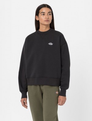 Φούτερ γυναικεια Dickies Summerdale μαυρα | 911656128