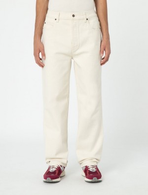 Τζιν ανδρικα Dickies Thomasville ασπρα | 160314394