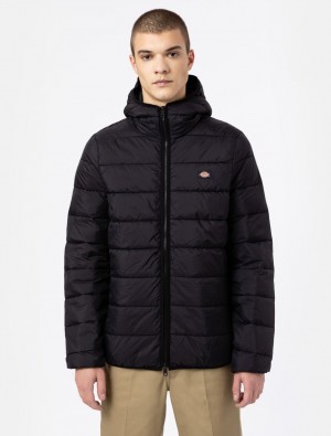 Μπουφαν ανδρικα Dickies Waldenburg Mid Layer μαυρα | 211116880