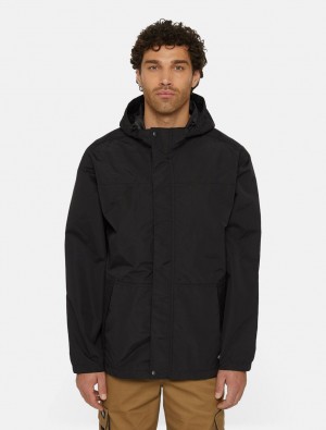 Μπουφαν ανδρικα Dickies Waterproof Rain μαυρα | 516003318