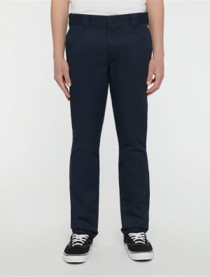 παντελόνι εργασίας ανδρικα Dickies 872 Slim Fit σκουρο μπλε | 834206934