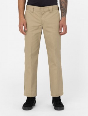 παντελόνι εργασίας ανδρικα Dickies 873 Slim Straight Χακί | 580805384