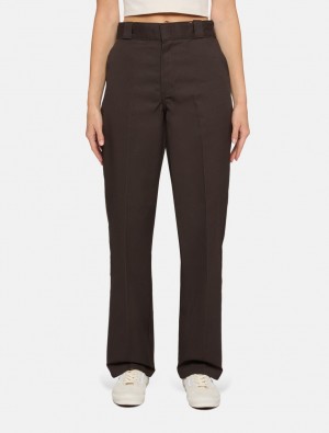 παντελόνι εργασίας γυναικεια Dickies 874 σοκολάτα | 280325656
