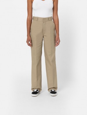 παντελόνι εργασίας γυναικεια Dickies 874 Χακί | 629079815