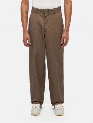 παντελόνι εργασίας ανδρικα Dickies Loose Multi-Pocket καφε | 318549822