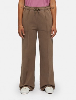 Παντελονι Φορμα γυναικεια Dickies Mapleton Straight καφε | 840236369