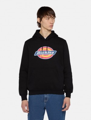 Φουτερ με Κουκουλα ανδρικα Dickies Icon Logo μαυρα | 441560582