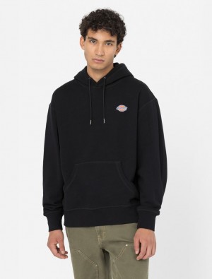 Φουτερ με Κουκουλα ανδρικα Dickies Millersburg μαυρα | 269251657