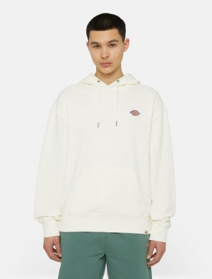 Φουτερ με Κουκουλα ανδρικα Dickies Millersburg ασπρα | 406620617