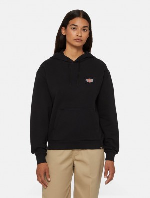 Φουτερ με Κουκουλα γυναικεια Dickies Millersburg μαυρα | 64842613