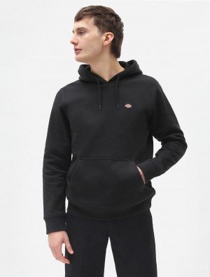 Φουτερ με Κουκουλα ανδρικα Dickies Oakport μαυρα | 751838927