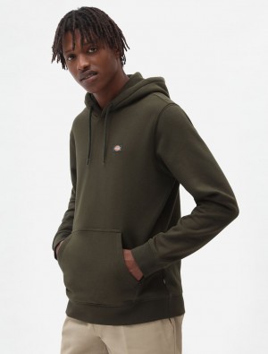 Φουτερ με Κουκουλα ανδρικα Dickies Oakport πρασινο | 790161145