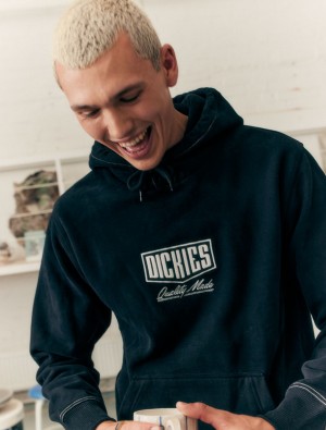 Φουτερ με Κουκουλα ανδρικα Dickies Philipsburg μαυρα | 491565563